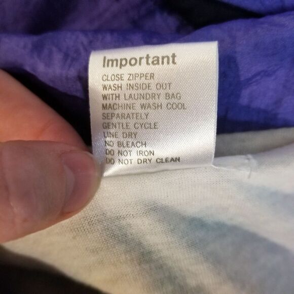 Vintage 80s Retro Swishy Track Trap Jacket Md - Picture 8 of 8